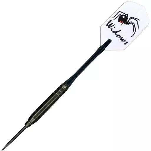 Laserdart Black Widow Moveable Point Steel Tip Dart - Ringed