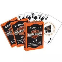 Click here to learn more about the Harley-Davidson® Oil Can Playing Cards.