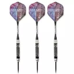 Click here to learn more about the Elkadart Black Mamba Tungsten Steel Tip Darts.