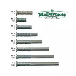 Click here to learn more about the McDermott Weight Bolts.