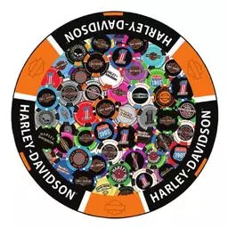 Click here to learn more about the Harley Davidson Poker Chip Graphic Round Puzzle.