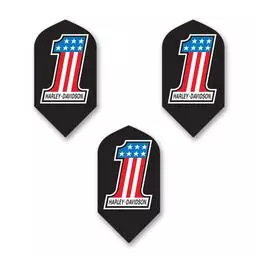 Click here to learn more about the Dart World Harley Davidson #1 Slim Dart Flights.
