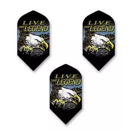 Click here to learn more about the Harley Davidson Live the Legend Eagle Slim Dart Flights.