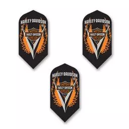 Click here to learn more about the Harley Davidson  V Wing Slim Dart Flights.