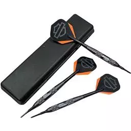 Click here to learn more about the Harley-Davidson Black Lightning 18 Gram Soft Tip Darts.