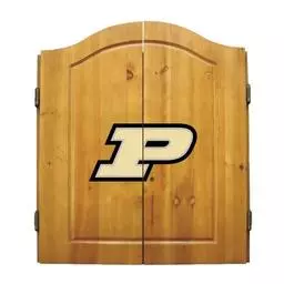 Click here to learn more about the Purdue University NCAA Dart Cabinet With Darts and Dartboard.
