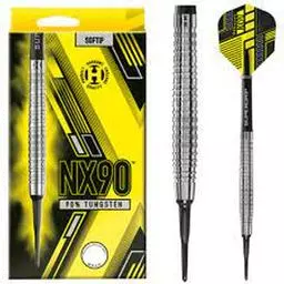Click here to learn more about the Harrows NX90 90% Tungsten Steel-Tip Darts.