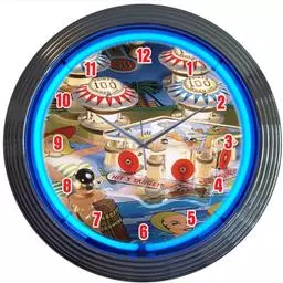 Click here to learn more about the PINBALL NEON CLOCK.