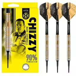 Click here to learn more about the Harrows CHIZZY 90% SERIES 2 Soft Tip Darts.