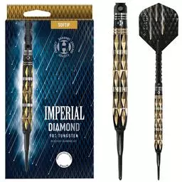 Click here to learn more about the Harrows Imperial Diamond 90% Tungsten Soft-Tip Darts.