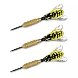 Click here to learn more about the Dart World Hornet 18 Grams Steel Tip Darts.