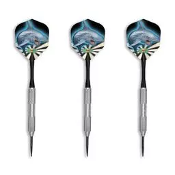 Click here to learn more about the Dart World Shark Fin 80% Tungsten Steel Tip Darts.