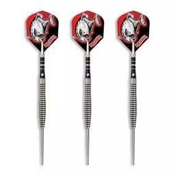 Click here to learn more about the Piranha Razor 90% Tungsten Steel Tip Darts 27 Gram.