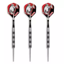 Click here to learn more about the Piranha Razor 90% Tungsten Steel Tip Darts 28 Gram.