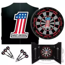 Click here to learn more about the H-D® #1 Dartboard Cabinet Kit.
